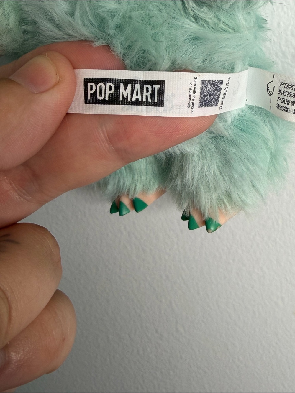 Authentic Pop Mart Labubu The Monsters Big Into Energy Serenity Plush Keychain - Picture 2 of 4